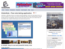 Tablet Screenshot of globonote.info